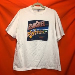 Vtg 1995 BeauSoleil brand Hanes Beefy T shirt